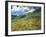 Wheatfield and Mountains, c.1889-Vincent van Gogh-Framed Giclee Print