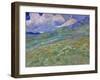 Wheatfield and Mountains, c.1889-Vincent van Gogh-Framed Premium Giclee Print