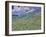 Wheatfield and Mountains, c.1889-Vincent van Gogh-Framed Premium Giclee Print