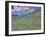 Wheatfield and Mountains, c.1889-Vincent van Gogh-Framed Premium Giclee Print