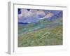 Wheatfield and Mountains, c.1889-Vincent van Gogh-Framed Premium Giclee Print