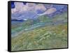 Wheatfield and Mountains, c.1889-Vincent van Gogh-Framed Stretched Canvas