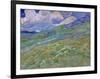 Wheatfield and Mountains, c.1889-Vincent van Gogh-Framed Giclee Print