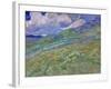 Wheatfield and Mountains, c.1889-Vincent van Gogh-Framed Premium Giclee Print