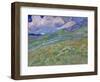 Wheatfield and Mountains, c.1889-Vincent van Gogh-Framed Giclee Print