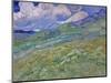 Wheatfield and Mountains, c.1889-Vincent van Gogh-Mounted Giclee Print