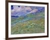 Wheatfield and Mountains, c.1889-Vincent van Gogh-Framed Giclee Print