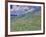 Wheatfield and Mountains, c.1889-Vincent van Gogh-Framed Giclee Print