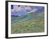 Wheatfield and Mountains, c.1889-Vincent van Gogh-Framed Giclee Print
