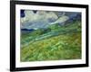 Wheatfield and mountains, June 1889 Canvas, 70,5 x 88,5 cm SMK 1840.-Vincent van Gogh-Framed Giclee Print