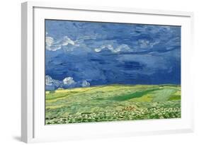 Wheatfield under Thunderclouds, 1890-Vincent van Gogh-Framed Giclee Print