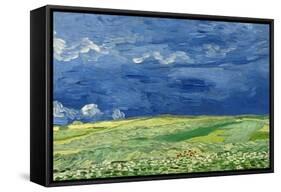 Wheatfield under Thunderclouds, 1890-Vincent van Gogh-Framed Stretched Canvas