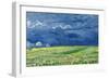 Wheatfield under Thunderclouds, 1890-Vincent van Gogh-Framed Giclee Print