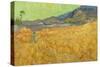 Wheatfield with a Reaper. Date: September 1889, Saint-Rémy-de-Provence. Dimensions: 73.2 cm x 92...-VINCENT VAN GOGH-Stretched Canvas