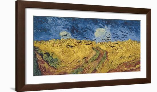 Wheatfield with Crows, 1890-Vincent van Gogh-Framed Art Print