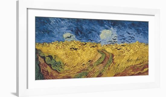 Wheatfield with Crows, 1890-Vincent van Gogh-Framed Art Print