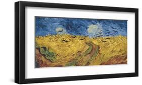 Wheatfield with Crows, 1890-Vincent van Gogh-Framed Giclee Print