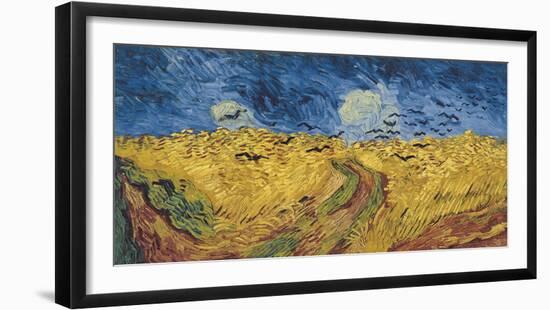 Wheatfield with Crows, 1890-Vincent van Gogh-Framed Giclee Print