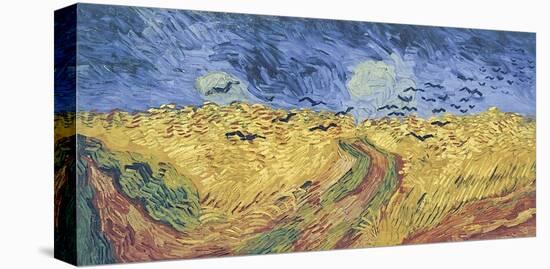 Wheatfield with Crows, 1890-Vincent van Gogh-Stretched Canvas