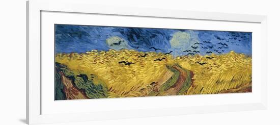 Wheatfield with Crows, 1890-Vincent van Gogh-Framed Giclee Print
