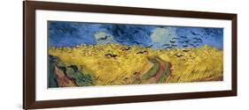 Wheatfield with Crows, 1890-Vincent van Gogh-Framed Giclee Print