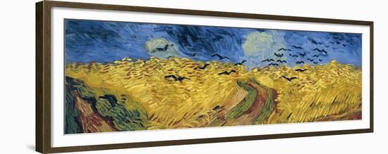 Wheatfield with Crows, 1890-Vincent van Gogh-Framed Giclee Print