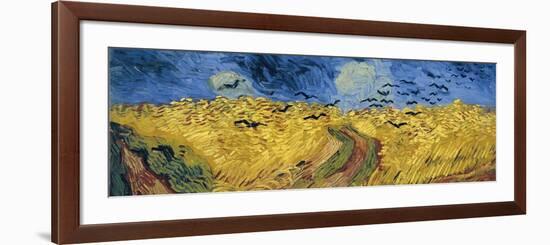 Wheatfield with Crows, 1890-Vincent van Gogh-Framed Giclee Print