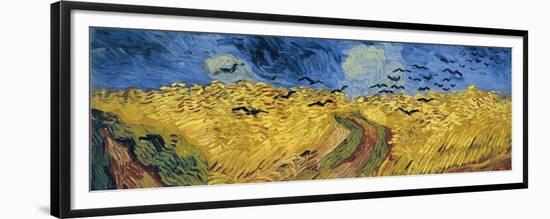 Wheatfield with Crows, 1890-Vincent van Gogh-Framed Giclee Print