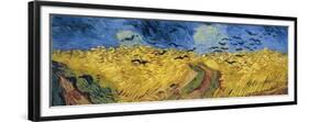 Wheatfield with Crows, 1890-Vincent van Gogh-Framed Giclee Print