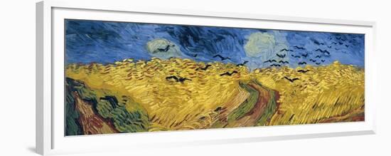 Wheatfield with Crows, 1890-Vincent van Gogh-Framed Giclee Print