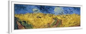 Wheatfield with Crows, 1890-Vincent van Gogh-Framed Giclee Print