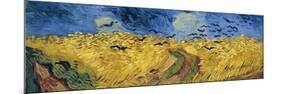 Wheatfield with Crows, 1890-Vincent van Gogh-Mounted Giclee Print