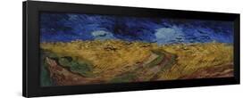 Wheatfield with Crows, 1890-Vincent van Gogh-Framed Premium Giclee Print