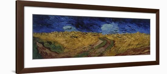 Wheatfield with Crows, 1890-Vincent van Gogh-Framed Giclee Print