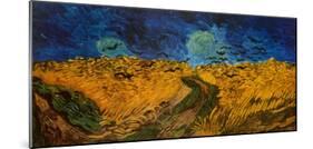 Wheatfield with Crows, c.1890-Vincent van Gogh-Mounted Art Print