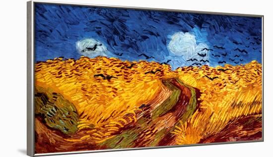 Wheatfield with Crows, c.1890-Vincent van Gogh-Framed Art Print