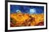 Wheatfield with Crows, c.1890-Vincent van Gogh-Framed Art Print