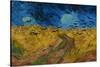 Wheatfield with Crows. Date: July 1890, Auvers-sur-Oise. Dimensions: 50.5 cm x 103 cm, 69.8 cm x...-VINCENT VAN GOGH-Stretched Canvas