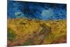 Wheatfield with Crows. Date: July 1890, Auvers-sur-Oise. Dimensions: 50.5 cm x 103 cm, 69.8 cm x...-VINCENT VAN GOGH-Mounted Poster