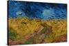 Wheatfield with Crows. Date: July 1890, Auvers-sur-Oise. Dimensions: 50.5 cm x 103 cm, 69.8 cm x...-VINCENT VAN GOGH-Stretched Canvas