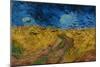 Wheatfield with Crows. Date: July 1890, Auvers-sur-Oise. Dimensions: 50.5 cm x 103 cm, 69.8 cm x...-VINCENT VAN GOGH-Mounted Poster