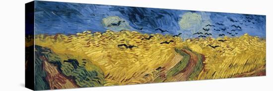 Wheatfield with Crows-Vincent van Gogh-Stretched Canvas