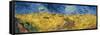 Wheatfield with Crows-Vincent van Gogh-Framed Stretched Canvas