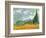 Wheatfield with Cypresses, 1889-Vincent van Gogh-Framed Premium Giclee Print