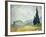 Wheatfield with Cypresses, 1889-Vincent van Gogh-Framed Giclee Print