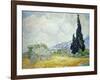 Wheatfield with Cypresses, 1889-Vincent van Gogh-Framed Giclee Print