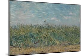 Wheatfield with Partridge. Date: June-July 1887, Paris. Dimensions: 53.7 cm x 65.2 cm, 71.5 cm x...-VINCENT VAN GOGH-Mounted Poster