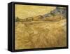 Wheatfield with Reaper, 1889-Vincent van Gogh-Framed Stretched Canvas