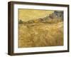 Wheatfield with Reaper, 1889-Vincent van Gogh-Framed Giclee Print