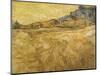 Wheatfield with Reaper, 1889-Vincent van Gogh-Mounted Giclee Print